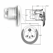 Протитечія Aquaviva WTB300T 60 м3/год (380 В)
