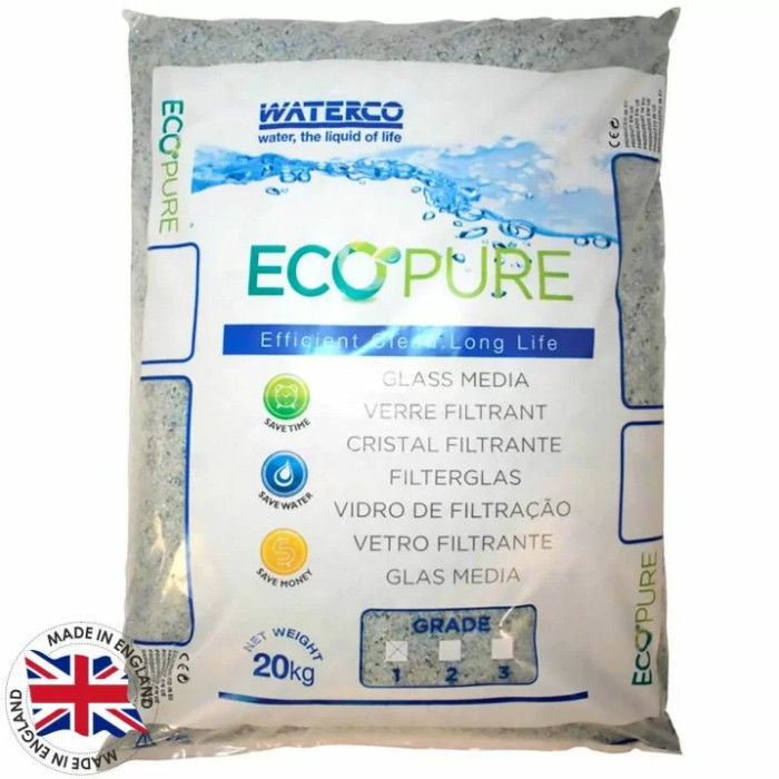 Пісок скляний Waterco EcoPure 0.5-1.0 мм (20 кг)