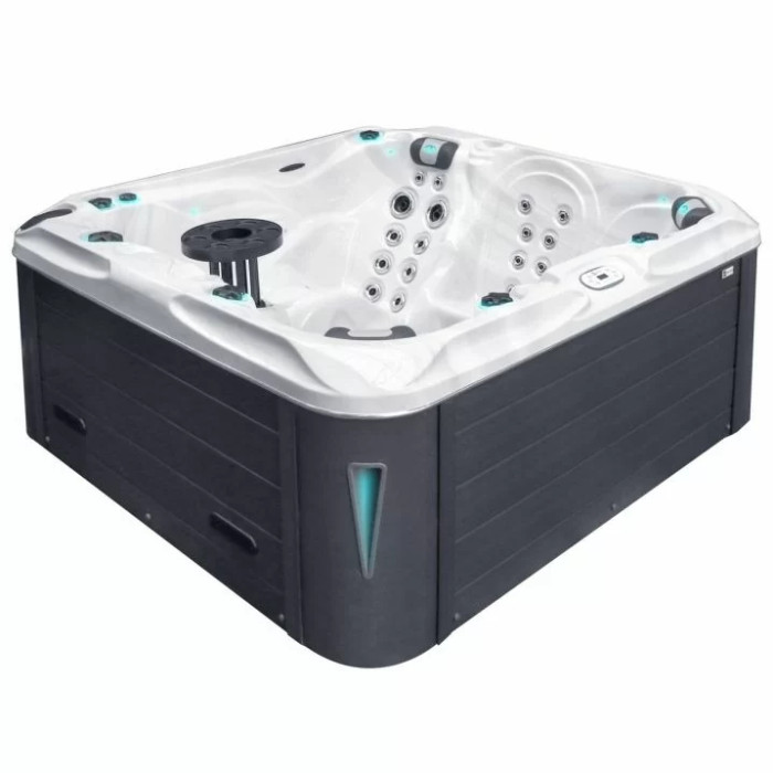 Гідромасажний басейн Passion Spas Pleasure (215х200х91 см), Сріблясто-білий