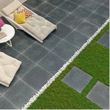 Плитка для террасы Aquaviva Granito Black, 595x595x20 мм