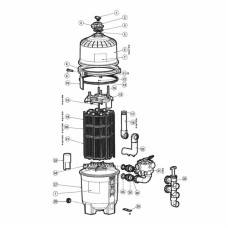 Кран шестиходовий Hayward Vari-Flo SP0710XR50E для фільтрів серії Pro-Grid (1-1/2")