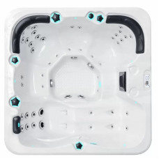 Гідромасажний басейн Passion Spas Refresh (204х204х85 см), Сріблясто-білий