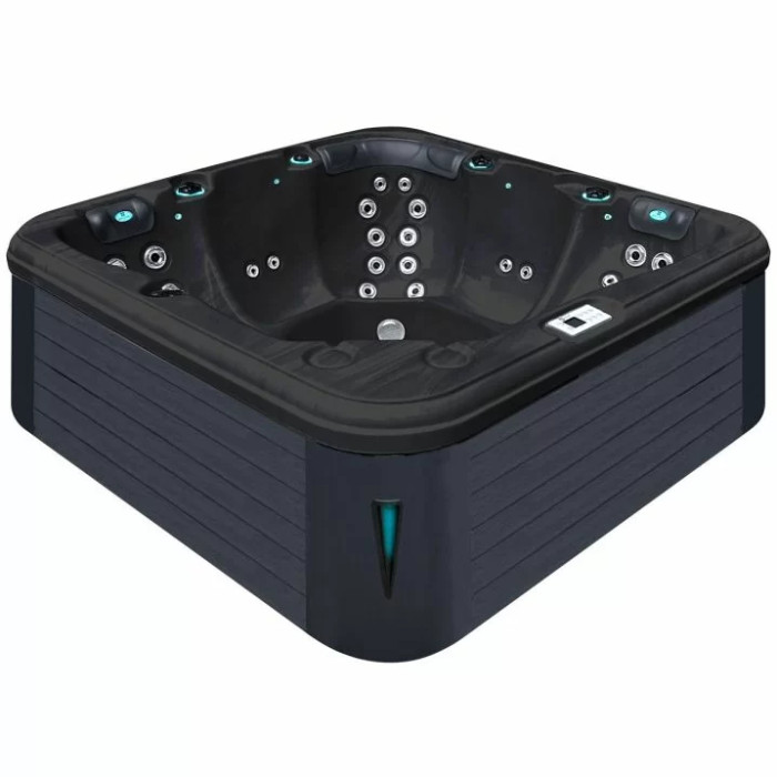 Гідромасажний басейн Passion Spas Relax (204х204х85 см), Чорна перлина