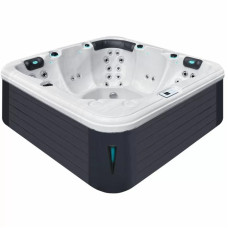 Гідромасажний басейн Passion Spas Relax (204х204х85 см), Сріблясто-білий