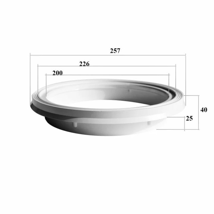 Кругла рамка скимера Kripsol RSK021.A/ R1230021.0