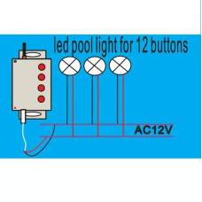 Пульт с блоком управления AquaViva SL-P-C1 к фонарям PAR56