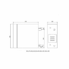 Парогенератор Coasts KSB-120 12 кВт 380 В з виносним пультом KS-300A