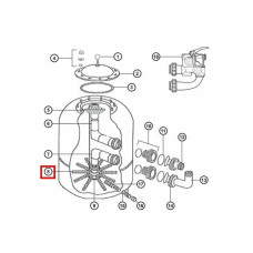 Сепаратор Hayward для фільтра NC d600-780 NCX12019 (4 шт.)