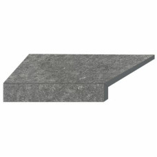Кутовий Г-подібний елемент бортової плитки Aquaviva Stellar Grey, 600x345x50(20) мм (лівий/45°)