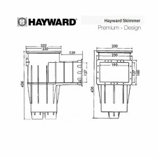 Скімер Hayward 3111DGR Premium Standart під лайнер