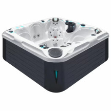 Гідромасажний басейн Passion Spas Solace (213х213х91 см), Сріблясто-білий