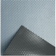 Солярне покриття Aquaviva Platinum Bubbles-Gray-5-500, ширина 5 м (50 пог. м), срібний/сірий