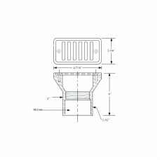 Форсунка для перелива Hayward SP1019 (60.3 мм)