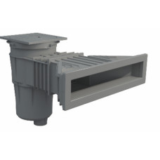 Superskimmer 17,5 l with brass inserts - dark grey (RAL7016) -  Vagner Pool