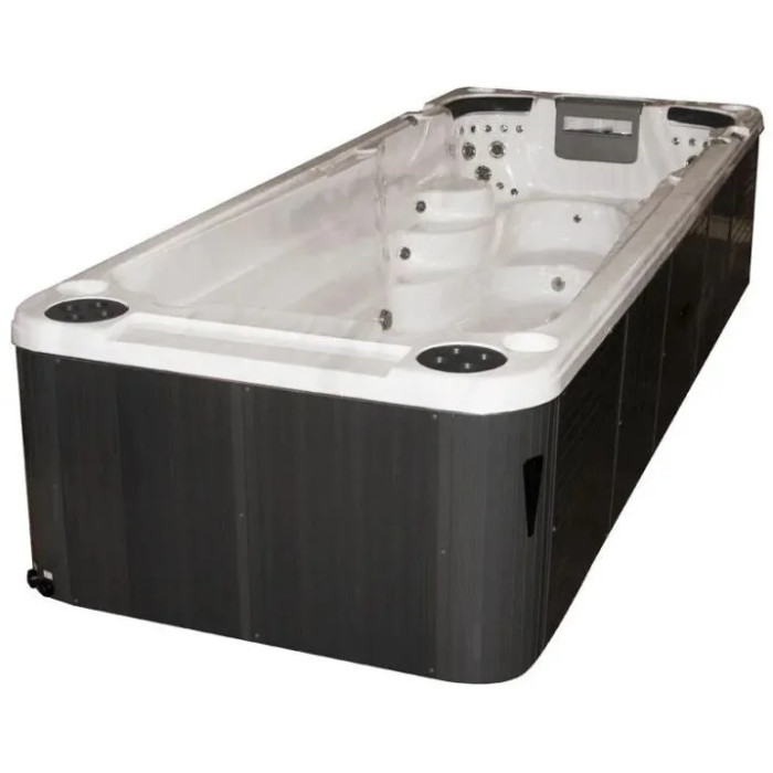 Плавальний SPA басейн Passion Spas Aquatic 2 (600x228x126 см), Сріблясто-білий