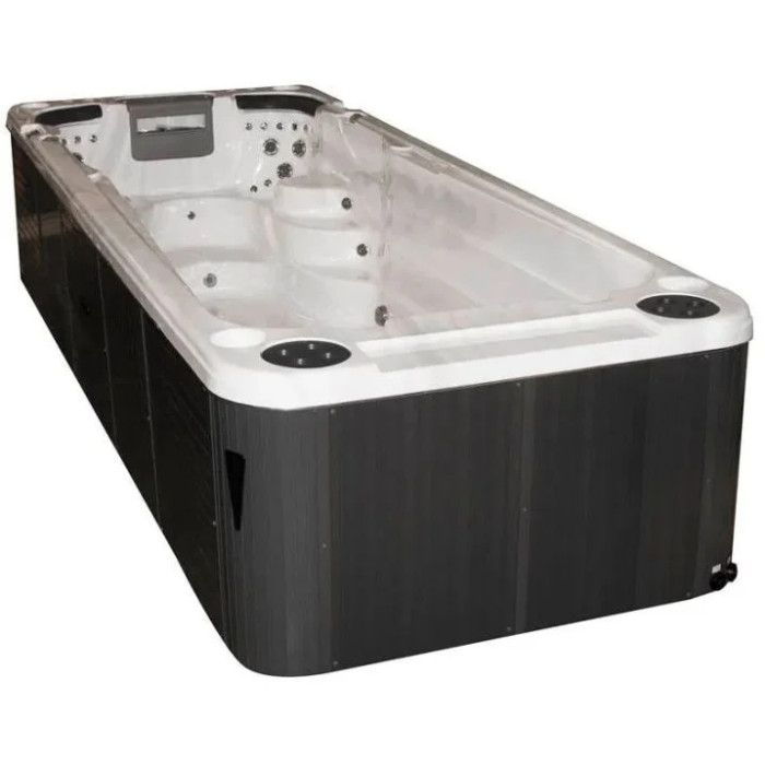 Плавальний SPA басейн Passion Spas Aquatic 2 (600x228x126 см), Сріблясто-білий