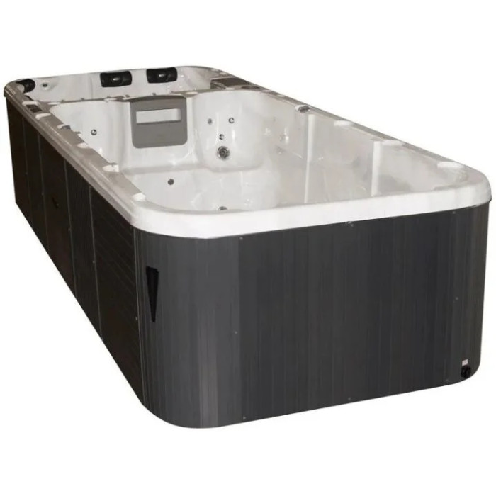Плавальний SPA басейн Passion Spas Aquatic 3 Deep (580x224x155 см), Сріблясто-білий