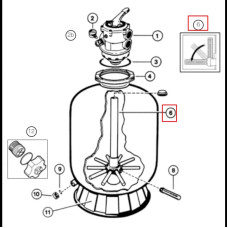 Дюзова коробка Hayward SX360DA (для S0360TE/S0360TXE)