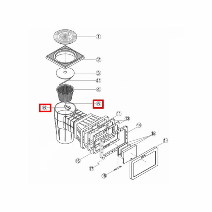 Кришка, яка обертається Kripsol SKSL RSK070.A/ R1230070.0/RSKI0056.00R