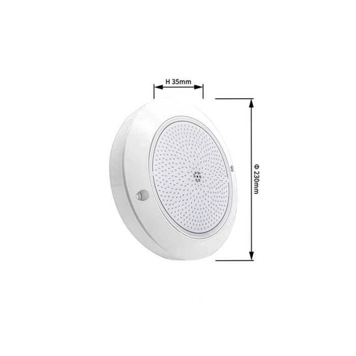 Світильник для басейну, LED, серія 01, Cool White, 35 ВТ, 441 SMD, 230 х 35 мм