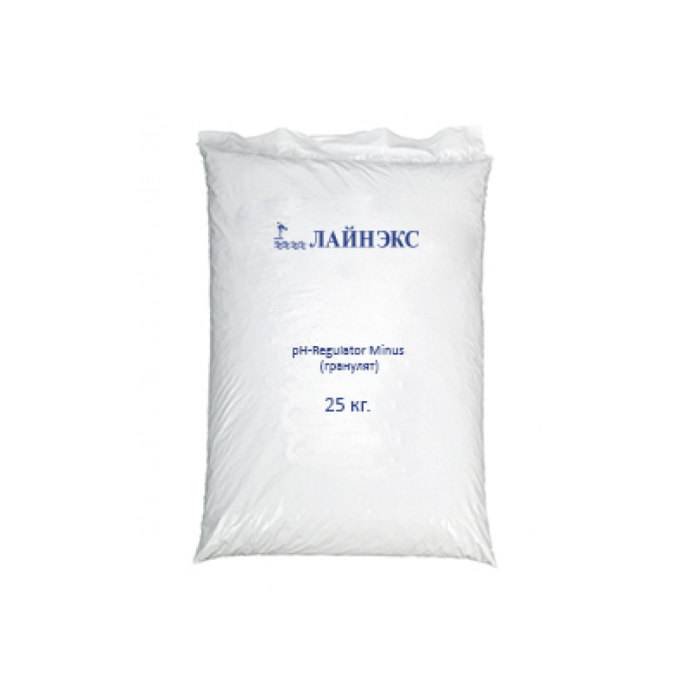 Linex pH-Regulator Мінус (гранулят), препарат для зниження рівня рН у воді басейну, 25 кг