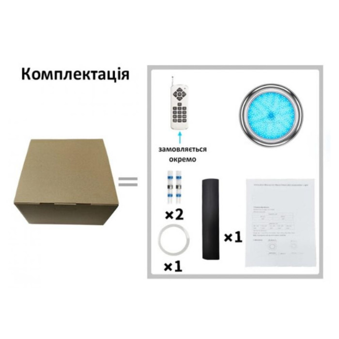 Світильник для басейну, LED, серія 10 mini, RGB, пластик, 6 ВТ, 99 SMD, 118 х 58 мм, 1.5″