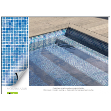 ПВХ пленка для бассейна CLASSIC Non-Slip мозаика синяя / mosaic blue 165 cm, цвет 1123/01