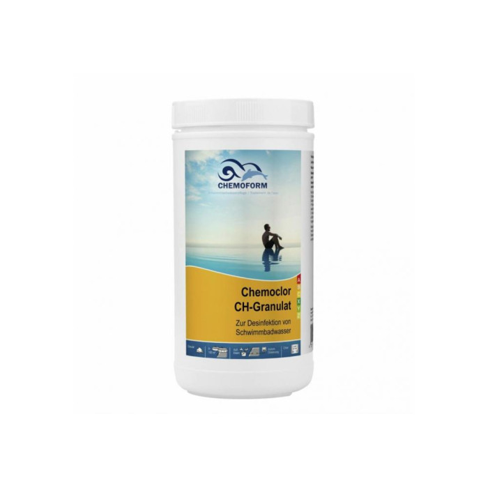 Chemochlor CH-Granulat Швидкорозчинний хлор у гранулах для ударного хлорування (70% акт. хлору) 1кг