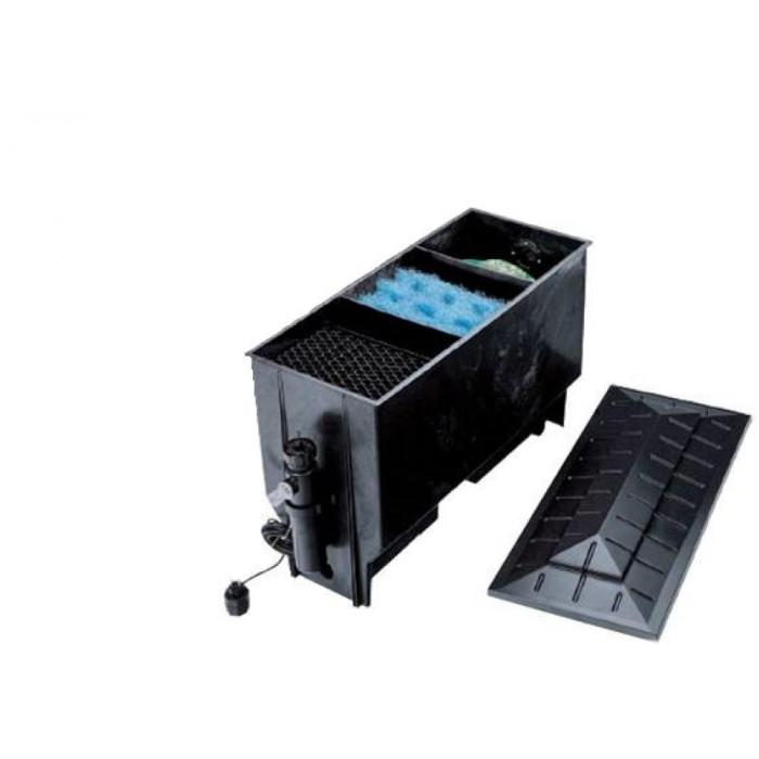 Фільтр для ставка 3-х камерний Chamberfilter 220L/15m3 з UV-C лампою 11W