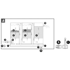 Фильтр для пруда 3-х камерный Chamberfilter 330L/20m3 с UV-C лампой 11W