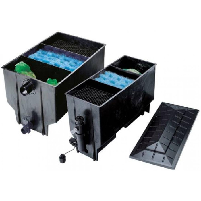 Фільтр для ставка 3-х камерний Chamberfilter 220L/15m3 з UV-C лампою 11W