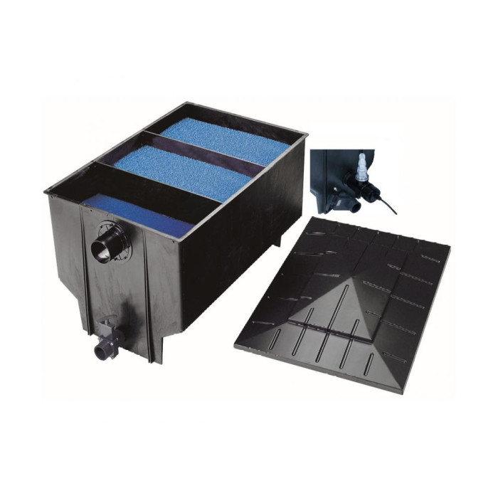 Фільтр для ставка 3-х камерний Chamberfilter 330L/30m3 з UV-C лампою 40W