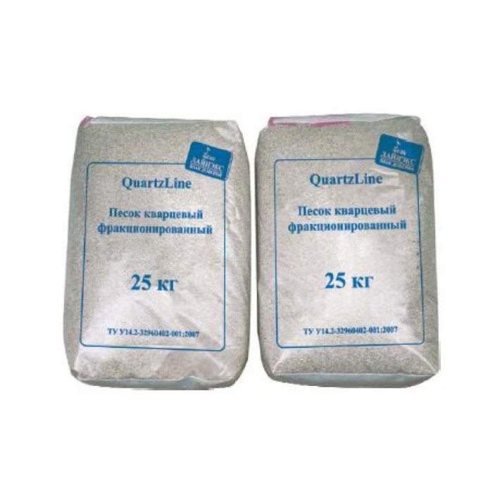Фільтраційний пісок для басейнів QuartzLine, фракция 1,6-2,5 мм, 25 кг