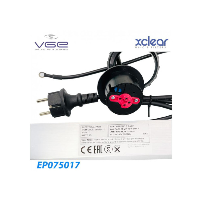 Електрична частина (Дросель) для УФ лампи Budget Flex 75 Вт та Budget Tech 75 Вт