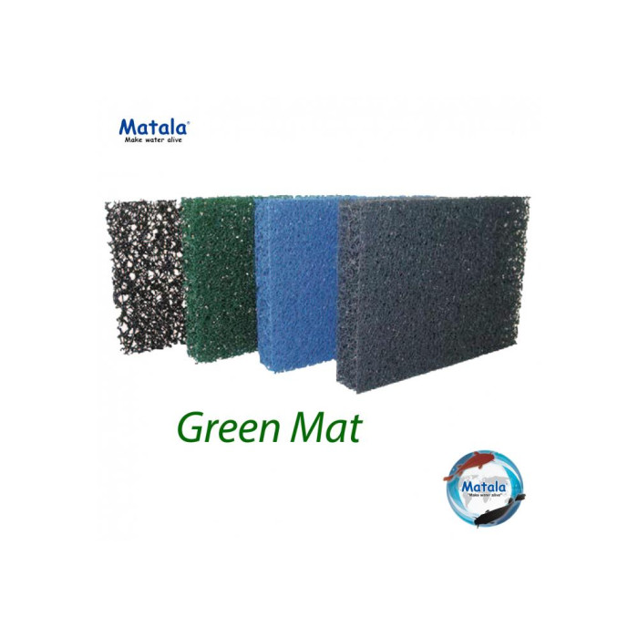 Наповнювач для ставкового фільтра Matala Flex Media Green 2м x 1м x 3.8 см (колір - зелений)