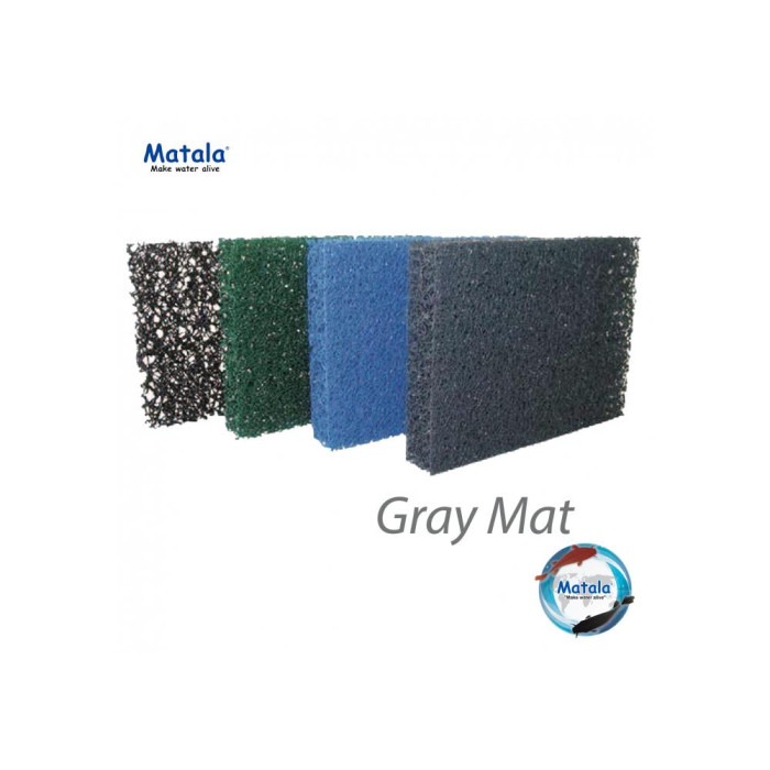 Наповнювач для ставкового фільтра Matala Flex Media Gray 2м x 1м x 3.8 см (колір - Сірий)