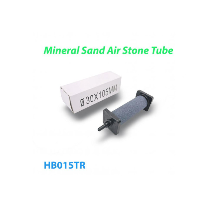 Розпилювач (дифузор) повітряний круглий Mineral Sand Air Stone Tube Ø30 х 105 мм із пластиковими упорами