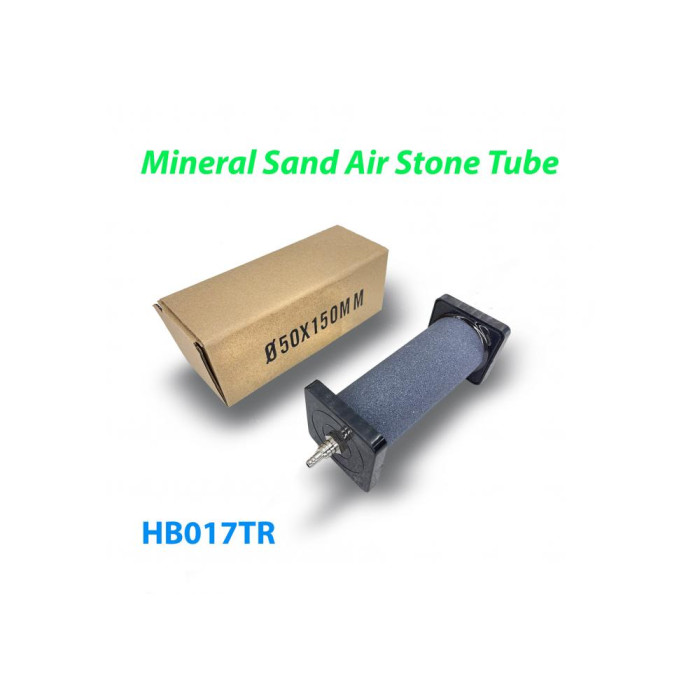 Розпилювач (дифузор) повітряний круглий Mineral Sand Air Stone Tube Ø50 х 150 мм із пластиковими упорами