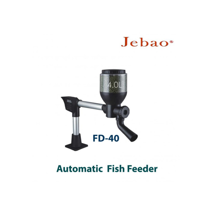 Автоматична годівниця для ставкових риб Jebao Fish Feeder FD-40 з об'ємом контейнера для корму на 4 літри.