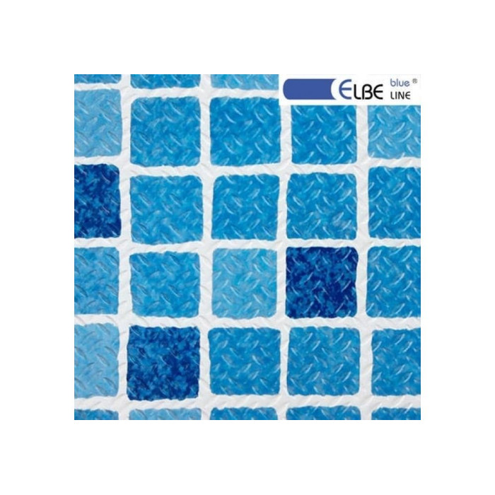 ПВХ плівка для басейну AVfol DECOR – ADP – MOSAIC BLUE, 1,5 мм, 1,65 м – протиковзна