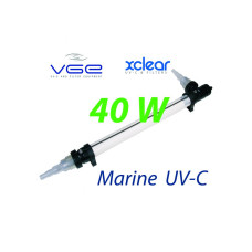 УФ стерилизатор для пруда - Комплект лампы UV-C XClear Marine 40W для морской и соленой воды