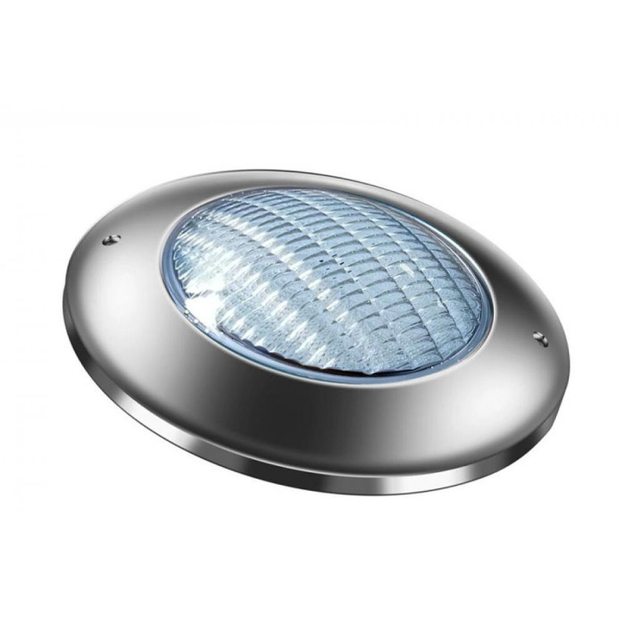 Світильник для басейну, LED, серія 260SS-AC, випукла лампа, RGB, нерж. сталь AISI-316, 35 ВТ, 441 SMD, 260 х 28 мм