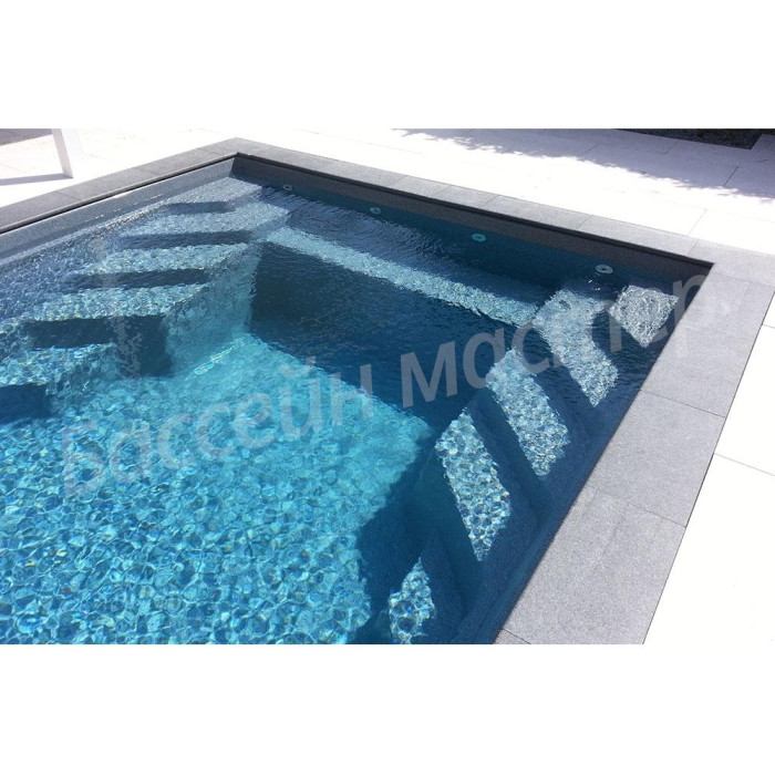 Композитний керамічний басейн MONACO 850 Beach Pearl (8,5 х3, 7х1, 5 м)