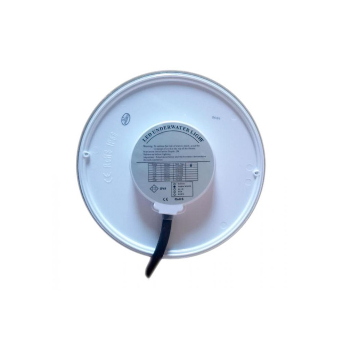 Лампа для басейну, LED,  Cool White, 35 ВТ, 441 led, плоска, 170х12мм