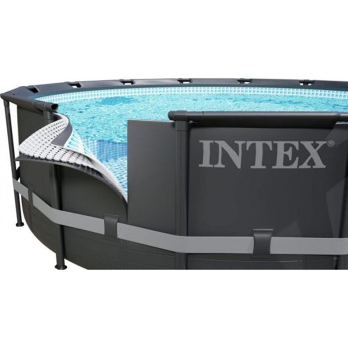 Каркасний басейн Intex 26340 ULTRA XTR (732х132 см) з пісочним фільтром, драбиною, підкладкою і тентом