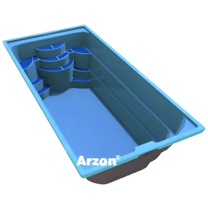 Композитний басейн Arzon Классик 1 (740×350×170 см)