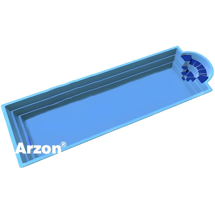 Композитний басейн Arzon Еліт 15 м (1500х410х160 см)