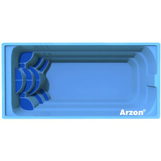 Композитний басейн Arzon Классик 1 (740×350×170 см)