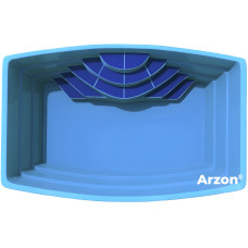 Композитний басейн Arzon Люкс 1 (515х315х150 см)