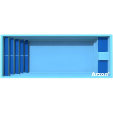 Композитний басейн Arzon Покровський 2 (821х325х150 см)